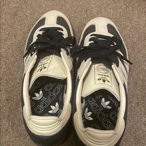 Adidas Classic Black and White Trainers